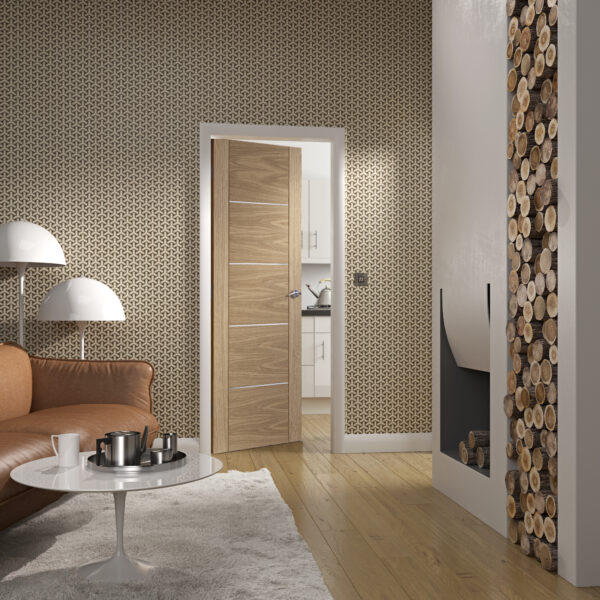 FD60 Flush Oak